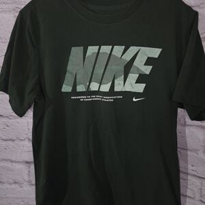 Nike Men's Forest Green Logo Tee